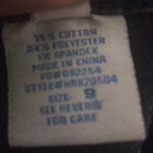 Thin, Rusted Black Jeans.